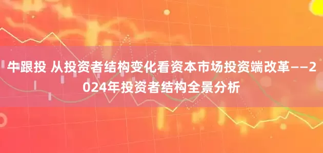 牛跟投 从投资者结构变化看资本市场投资端改革——2024年投资者结构全景分析