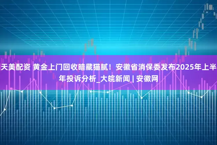 天美配资 黄金上门回收暗藏猫腻！安徽省消保委发布2025年上半年投诉分析_大皖新闻 | 安徽网